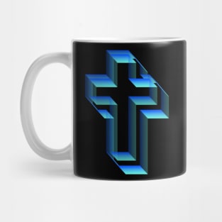 3D Cross Design †††† Mug